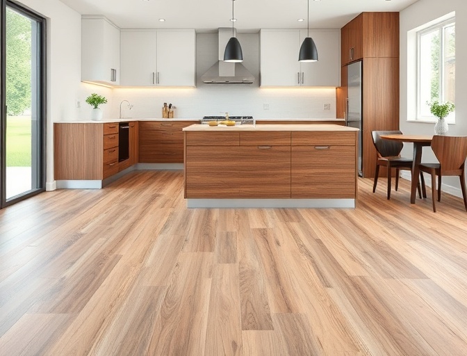 Vinyl Flooring Kitchen